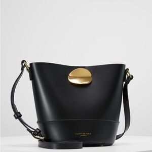 Kurt Geiger Black Crossbody Bucket Bag